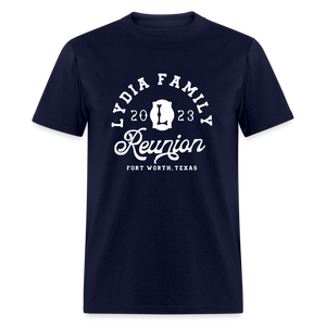 LYDIA FAMILY REUNION Unisex Classic T-Shirt - navy