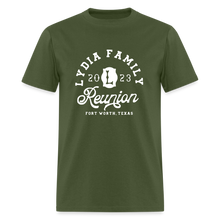 Load image into Gallery viewer, LYDIA FAMILY REUNION Unisex Classic T-Shirt - military green