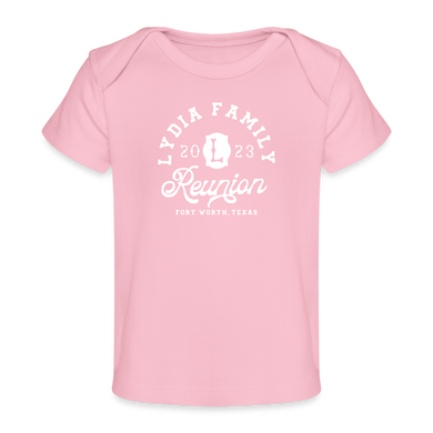 Lydia Family Reunion - Organic Baby T-Shirt | Spreadshirt 1433 - light pink