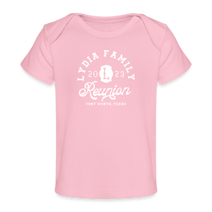 Lydia Family Reunion - Organic Baby T-Shirt | Spreadshirt 1433 - light pink