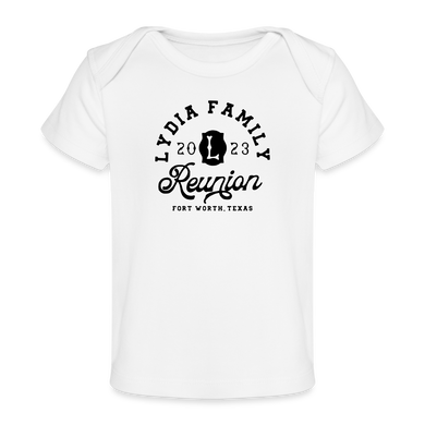 Lydia Family Reunion - Organic Baby T-Shirt | Spreadshirt 1433 - white