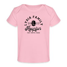 Load image into Gallery viewer, Lydia Family Reunion - Organic Baby T-Shirt | Spreadshirt 1433 - light pink