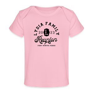 Lydia Family Reunion - Organic Baby T-Shirt | Spreadshirt 1433 - light pink