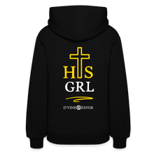 Load image into Gallery viewer, His Girl Unisex Hoodie - black