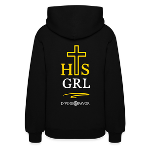 His Girl Unisex Hoodie - black