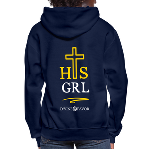 His Girl Unisex Hoodie - navy