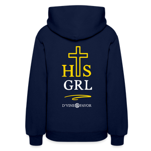 His Girl Unisex Hoodie - navy