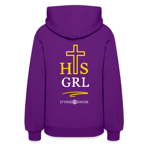 His Girl Unisex Hoodie - purple