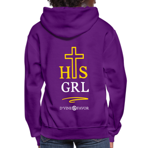 His Girl Unisex Hoodie - purple