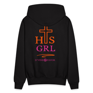 His Girl Unisex Hoodie - black