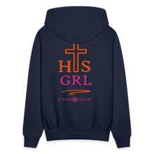 Load image into Gallery viewer, His Girl Unisex Hoodie - navy