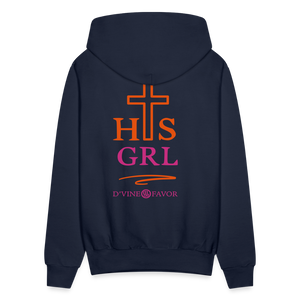 His Girl Unisex Hoodie - navy