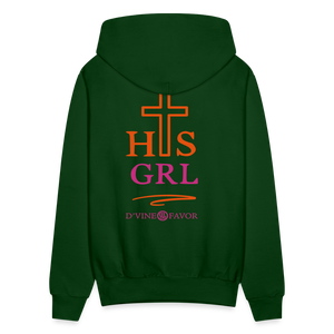 His Girl Unisex Hoodie - forest green