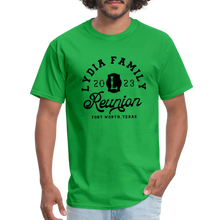 Load image into Gallery viewer, LYDIA FAMILY REUNION Unisex Classic T-Shirt - bright green