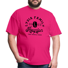 Load image into Gallery viewer, LYDIA FAMILY REUNION Unisex Classic T-Shirt - fuchsia