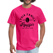 Load image into Gallery viewer, LYDIA FAMILY REUNION Unisex Classic T-Shirt - fuchsia