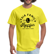 Load image into Gallery viewer, LYDIA FAMILY REUNION Unisex Classic T-Shirt - yellow