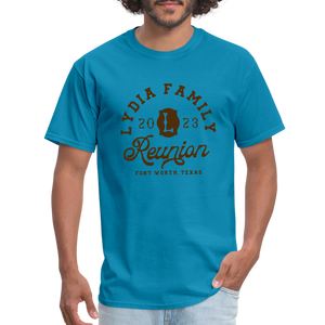 LYDIA FAMILY REUNION Unisex Classic T-Shirt - turquoise