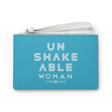 Load image into Gallery viewer, Unshakeable Woman - Teal Clutch Bag