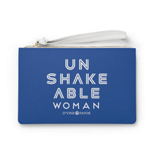 Load image into Gallery viewer, Unshakeable Woman Blue Clutch Bag