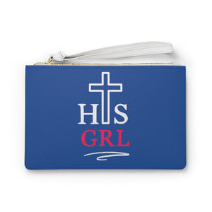 HIS Girl - Blue  Clutch Bag