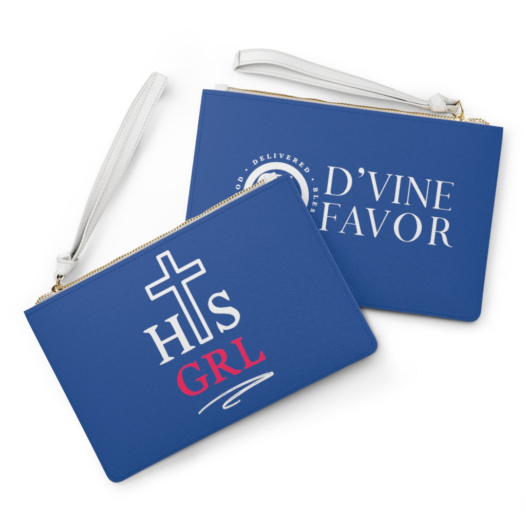 HIS Girl - Blue  Clutch Bag