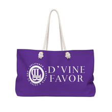 Load image into Gallery viewer, UNSHAKEABLE WOMAN - PURPLE Weekender Bag