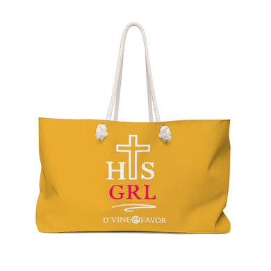 HIS Girl -Sparkle Gold Weekender Bag