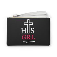 Load image into Gallery viewer, His Girl - Black Clutch Bag