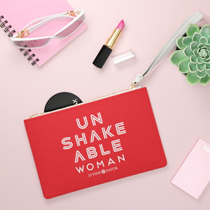 Unshakeable Woman - Red Clutch Bag