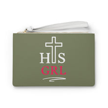 Load image into Gallery viewer, His Girl - Army Green Clutch Bag