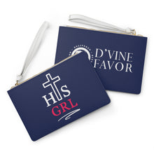 Load image into Gallery viewer, HIS Girl - Navy/Pink Clutch Bag