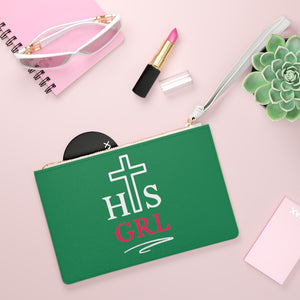 HIS Girl - Green Clutch Bag