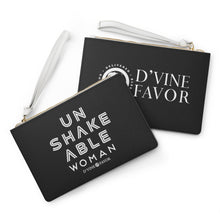 Load image into Gallery viewer, Unshakeable Woman - Black Clutch Bag