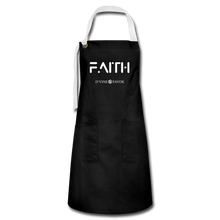 Load image into Gallery viewer, FAITH - Artisan Apron - black/white