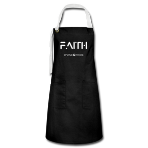 FAITH - Artisan Apron - black/white