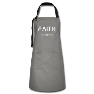 FAITH - Artisan Apron - gray/black