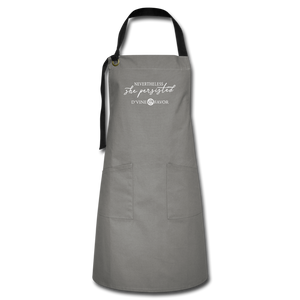 She Persisted - Artisan Apron - gray/black