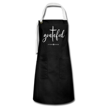 Load image into Gallery viewer, Grateful - Artisan Apron - black/white