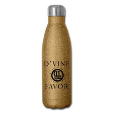 Load image into Gallery viewer, AMEN - Insulated Stainless Steel Water Bottle - gold glitter